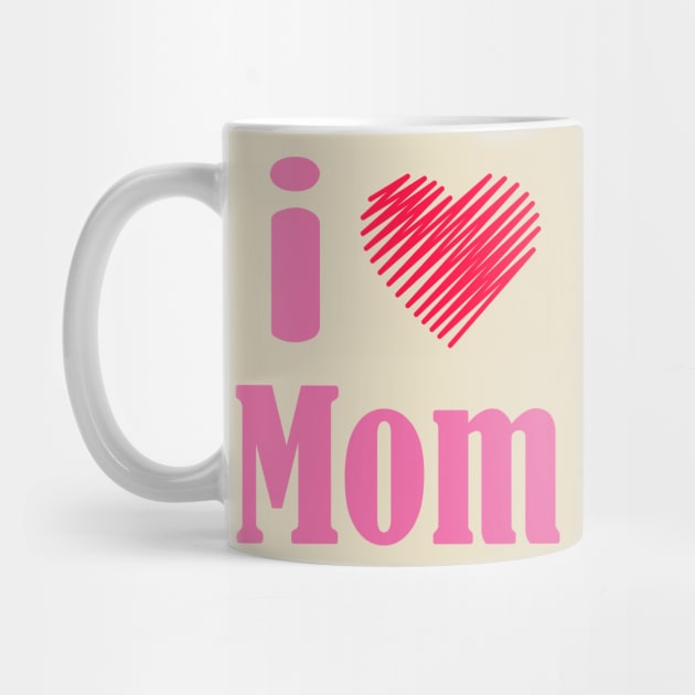 mothers day gifts quarantaine 2020 : i love you mom by  Berbero